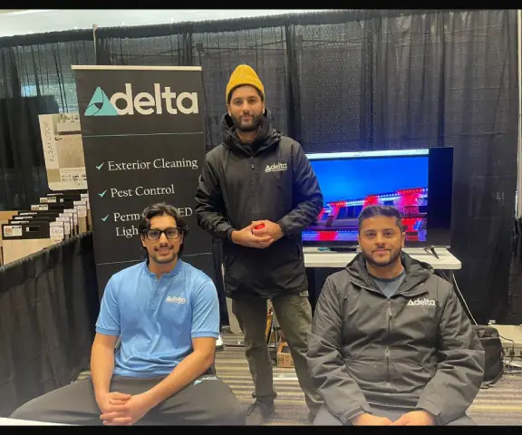 The Delta Exterior team at a local trade show